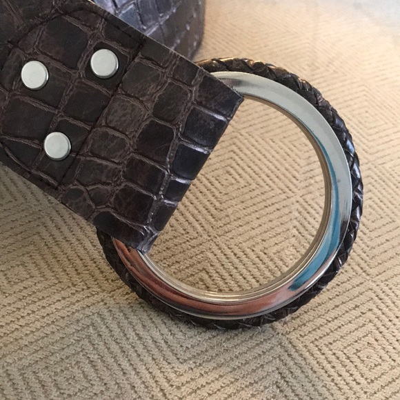 CHICO’S Crocodile Embossed Belt - Picture 5 of 13